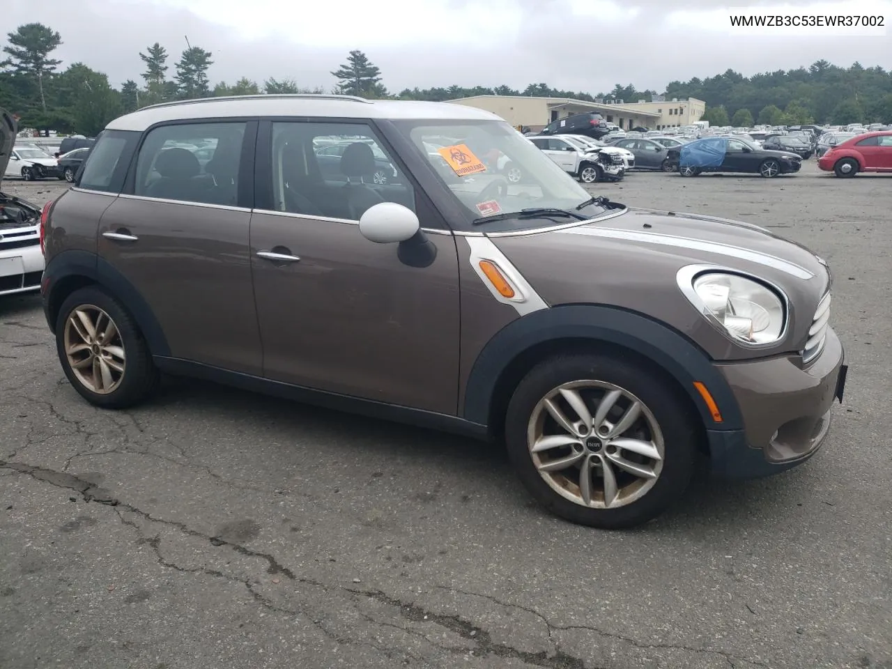 2014 Mini Cooper Countryman VIN: WMWZB3C53EWR37002 Lot: 66081434