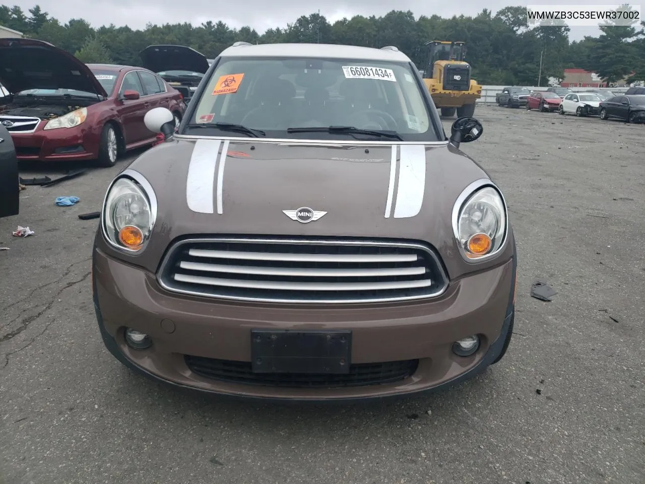 2014 Mini Cooper Countryman VIN: WMWZB3C53EWR37002 Lot: 66081434