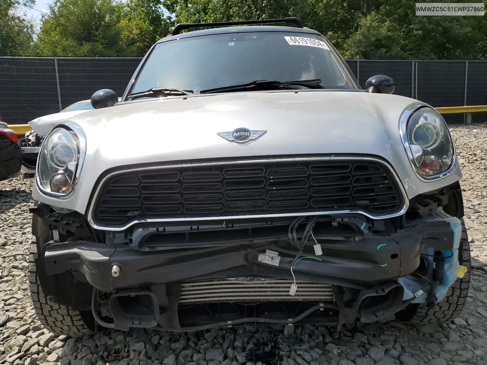 2014 Mini Cooper S Countryman VIN: WMWZC5C51EWP37860 Lot: 66191054