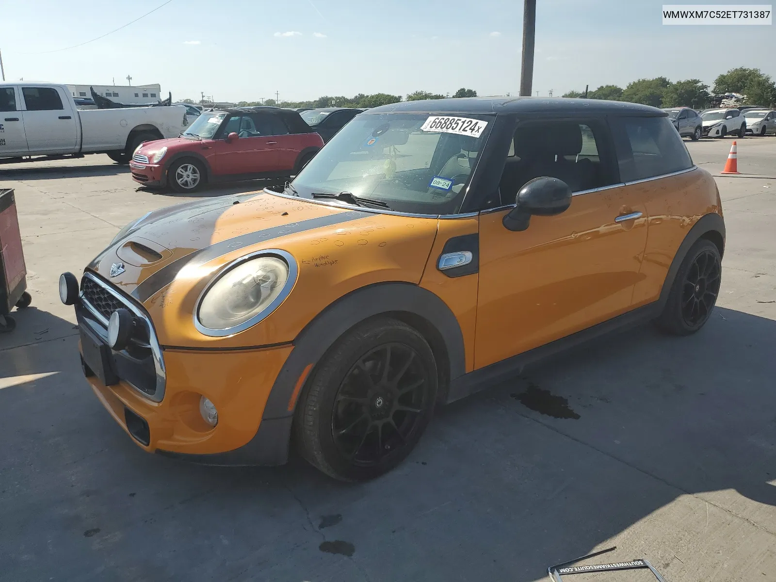 WMWXM7C52ET731387 2014 Mini Cooper S