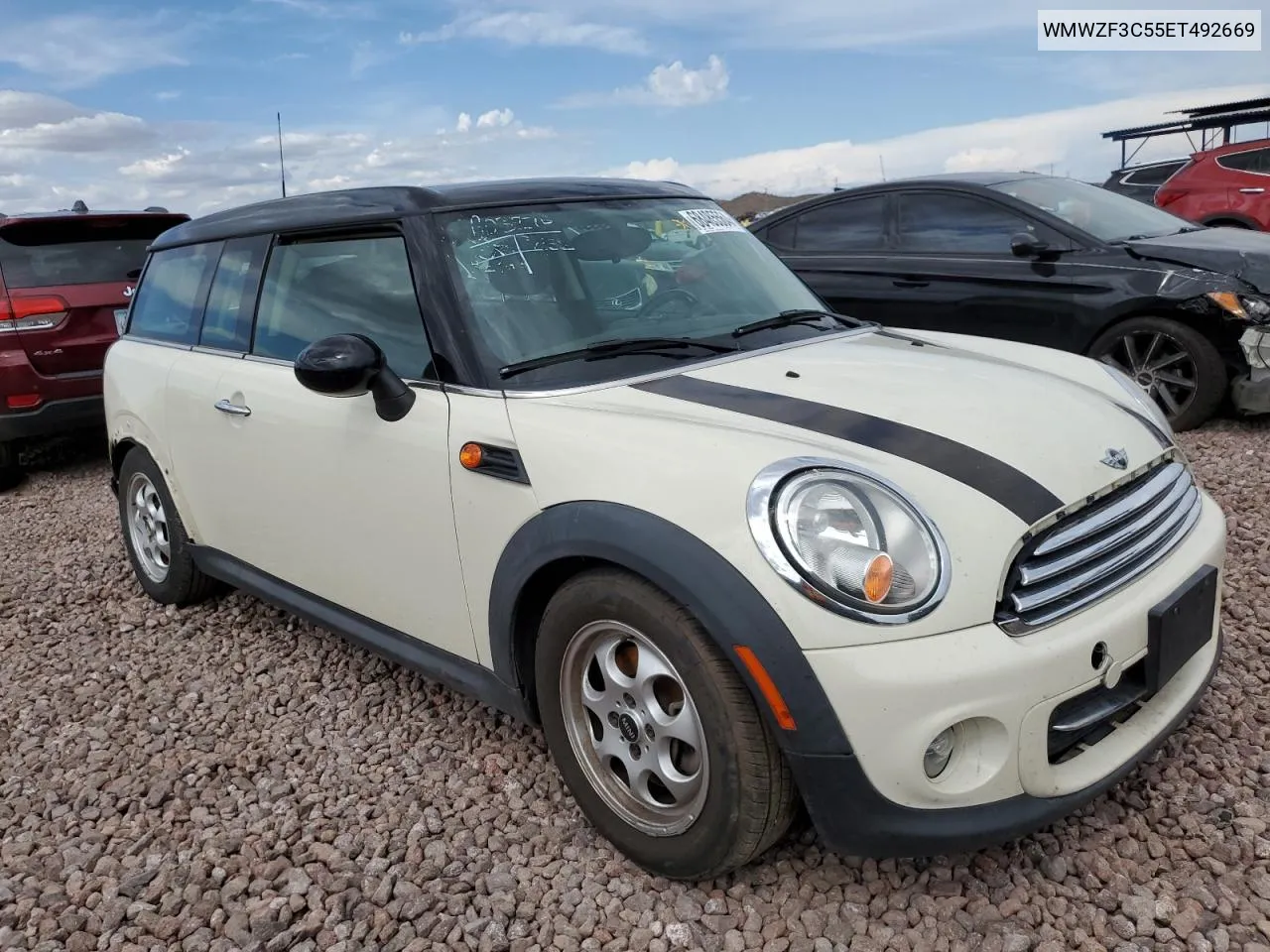 WMWZF3C55ET492669 2014 Mini Cooper Clubman