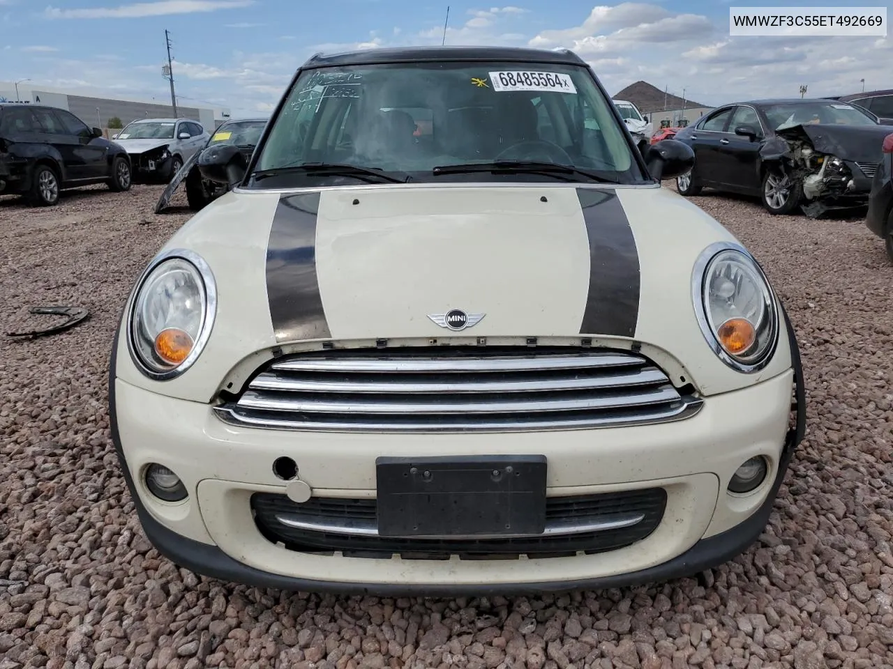 2014 Mini Cooper Clubman VIN: WMWZF3C55ET492669 Lot: 68485564