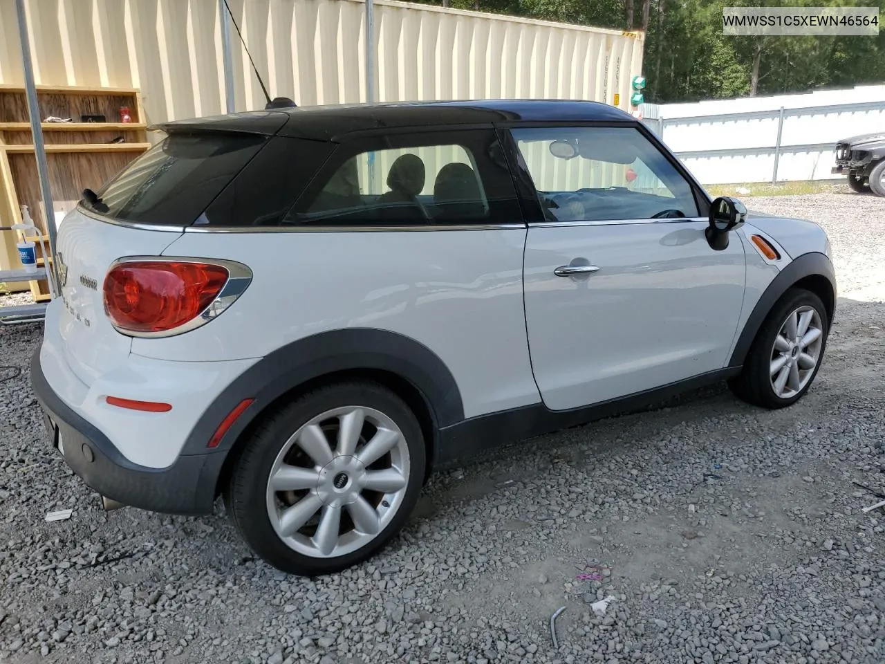 2014 Mini Cooper Paceman VIN: WMWSS1C5XEWN46564 Lot: 68726944