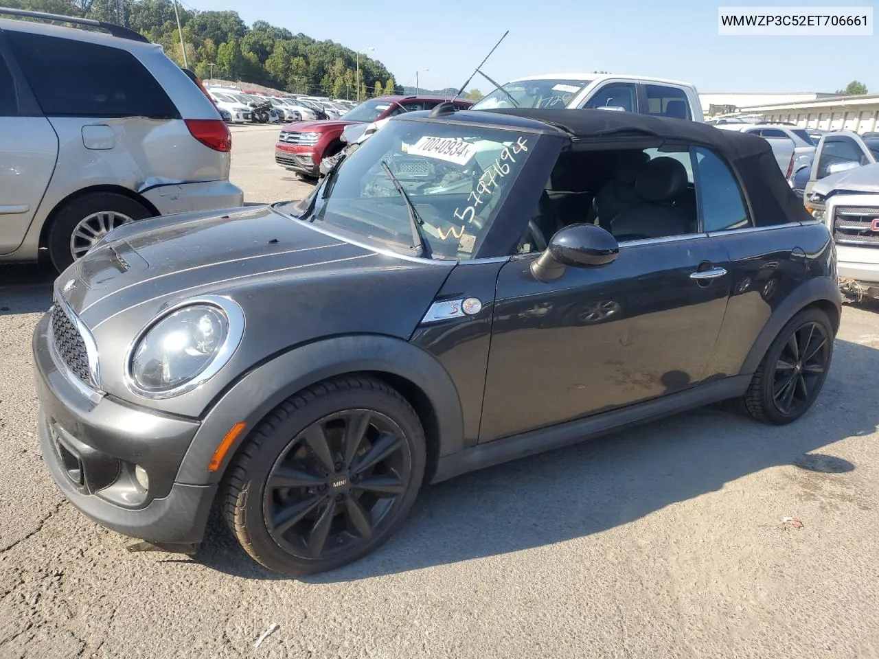 2014 Mini Cooper S VIN: WMWZP3C52ET706661 Lot: 70040934