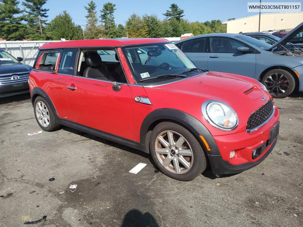 2014 Mini Cooper S Clubman VIN: WMWZG3C56ET801157 Lot: 70228624