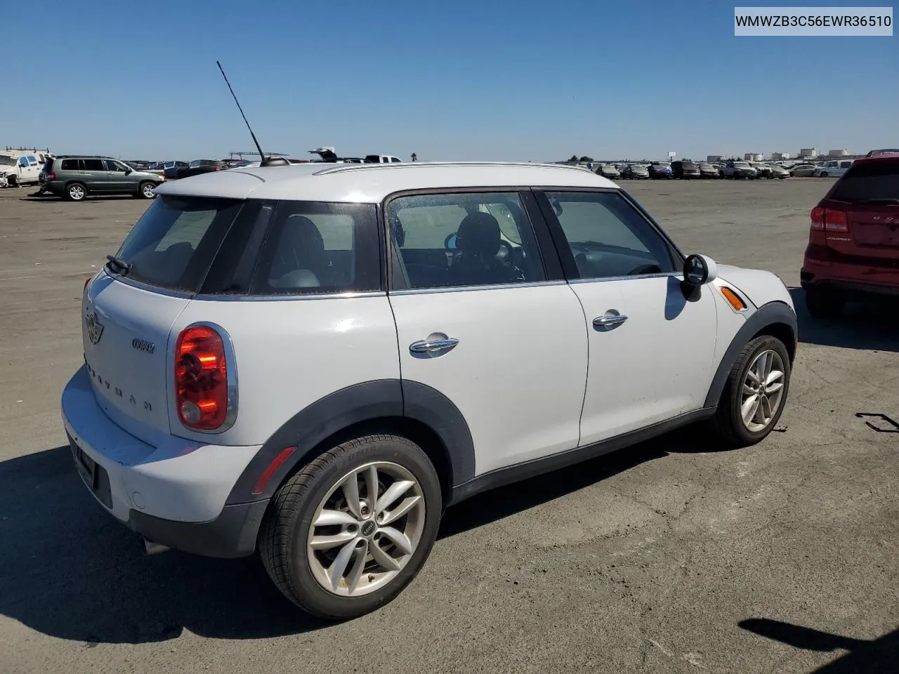 2014 Mini Cooper Countryman VIN: WMWZB3C56EWR36510 Lot: 70629934