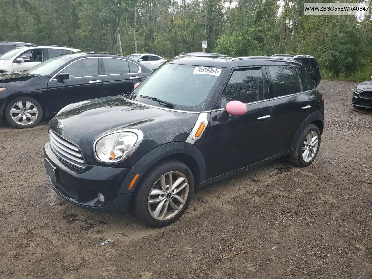 2014 Mini Cooper Countryman VIN: WMWZB3C55EWR40547 Lot: 70639064