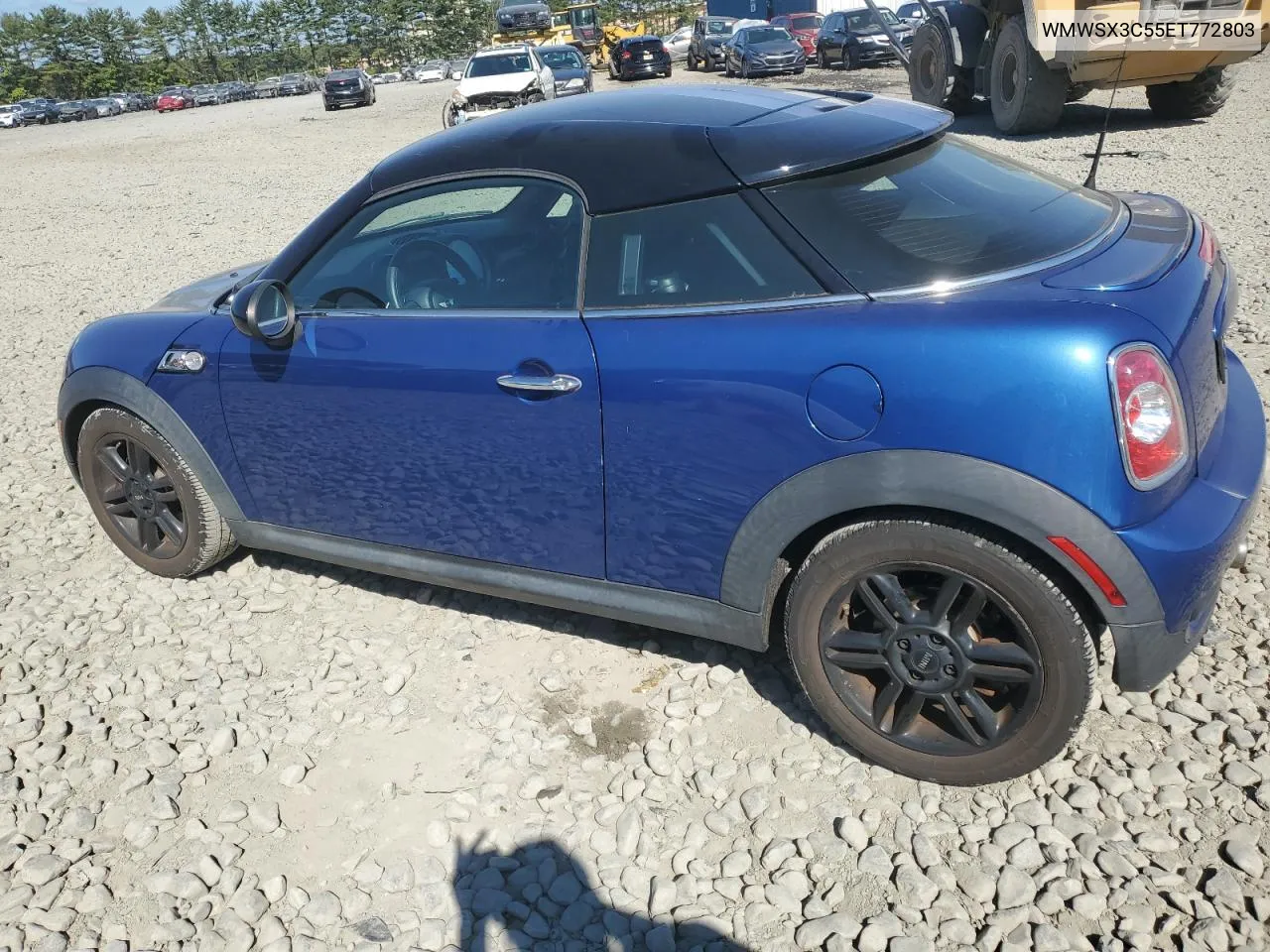 2014 Mini Cooper Coupe S VIN: WMWSX3C55ET772803 Lot: 71010574