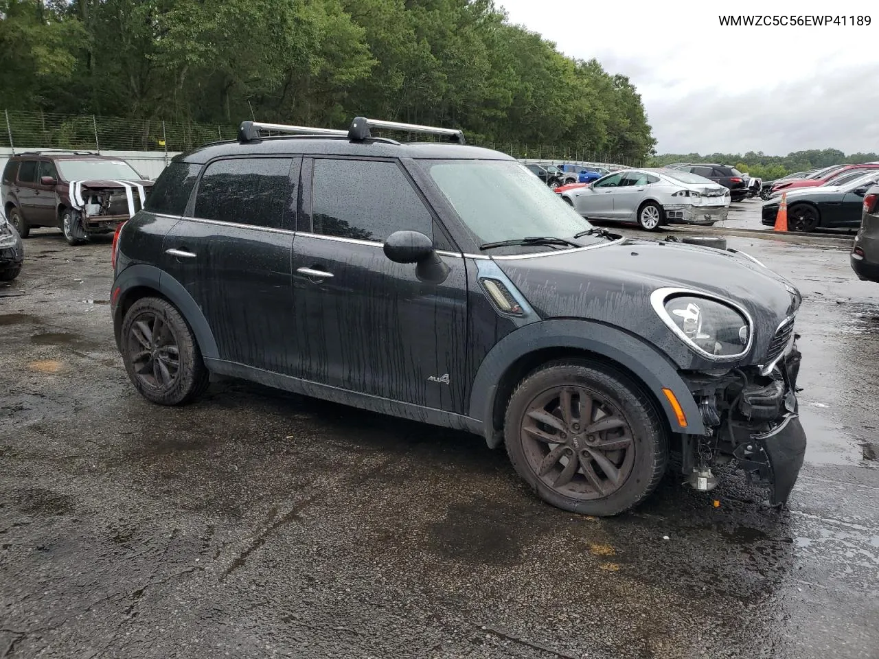 2014 Mini Cooper S Countryman VIN: WMWZC5C56EWP41189 Lot: 71015394