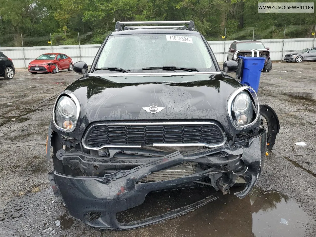 2014 Mini Cooper S Countryman VIN: WMWZC5C56EWP41189 Lot: 71015394