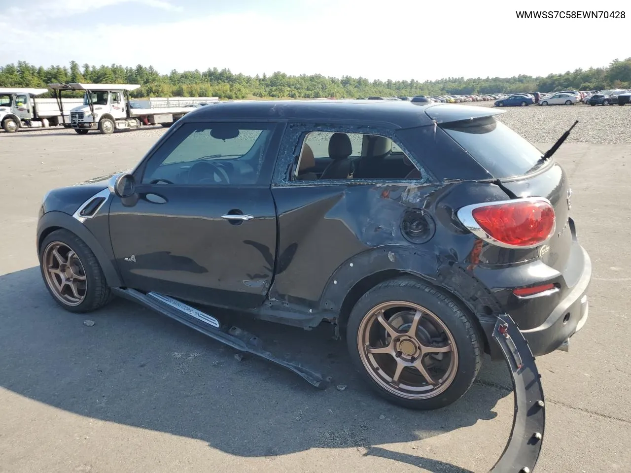 2014 Mini Cooper S Paceman VIN: WMWSS7C58EWN70428 Lot: 71078514