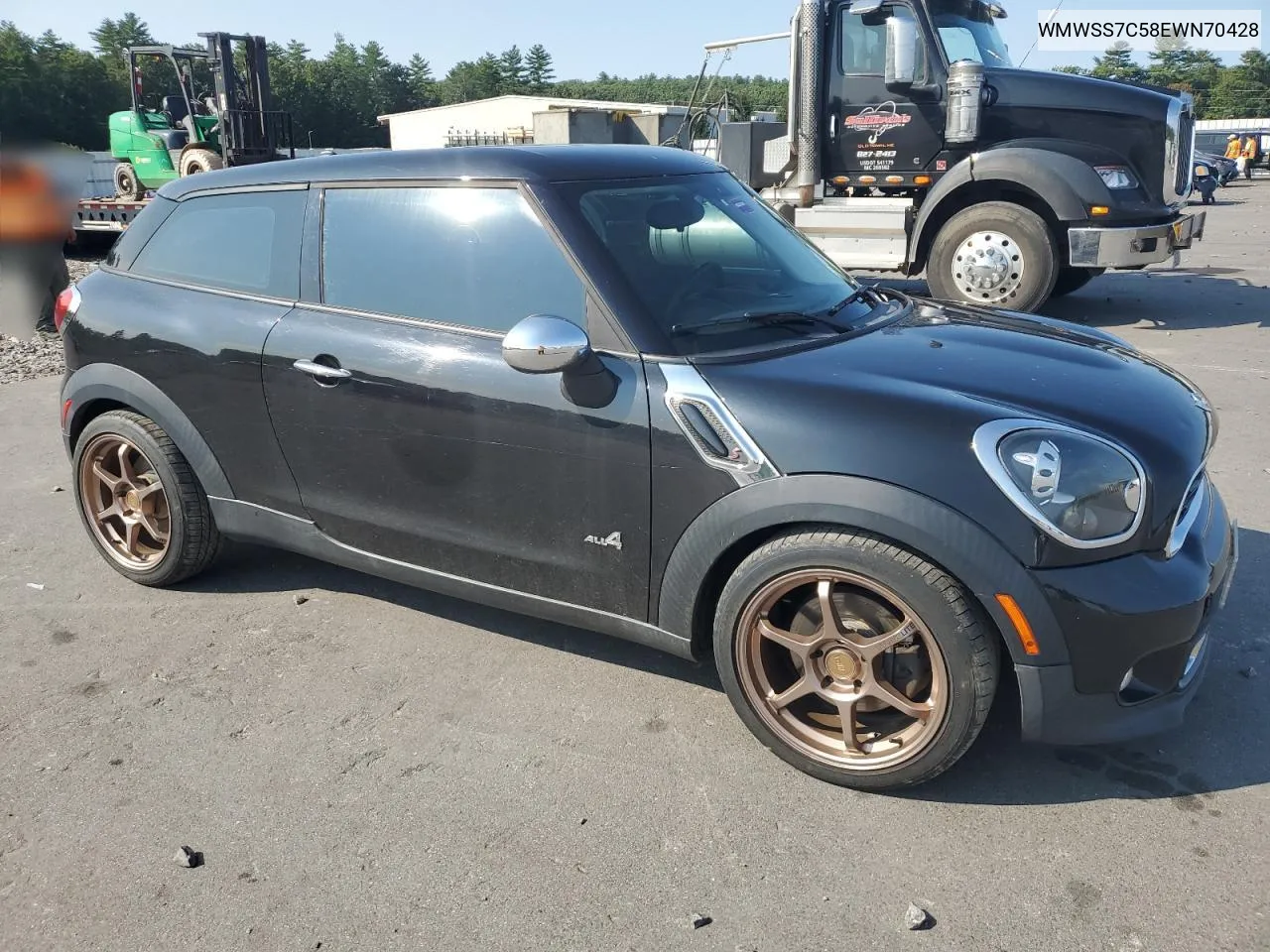 2014 Mini Cooper S Paceman VIN: WMWSS7C58EWN70428 Lot: 71078514