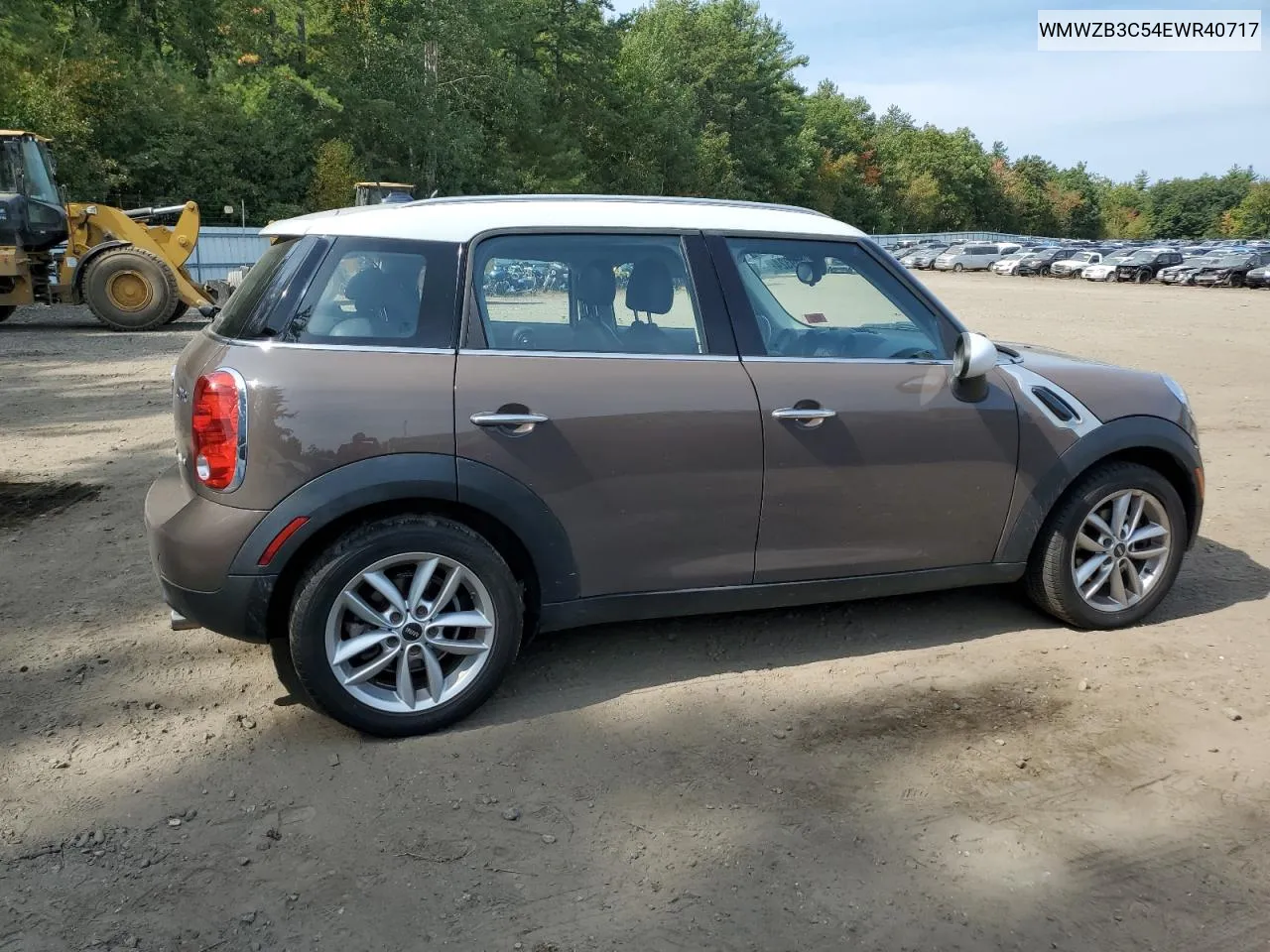 2014 Mini Cooper Countryman VIN: WMWZB3C54EWR40717 Lot: 72259324