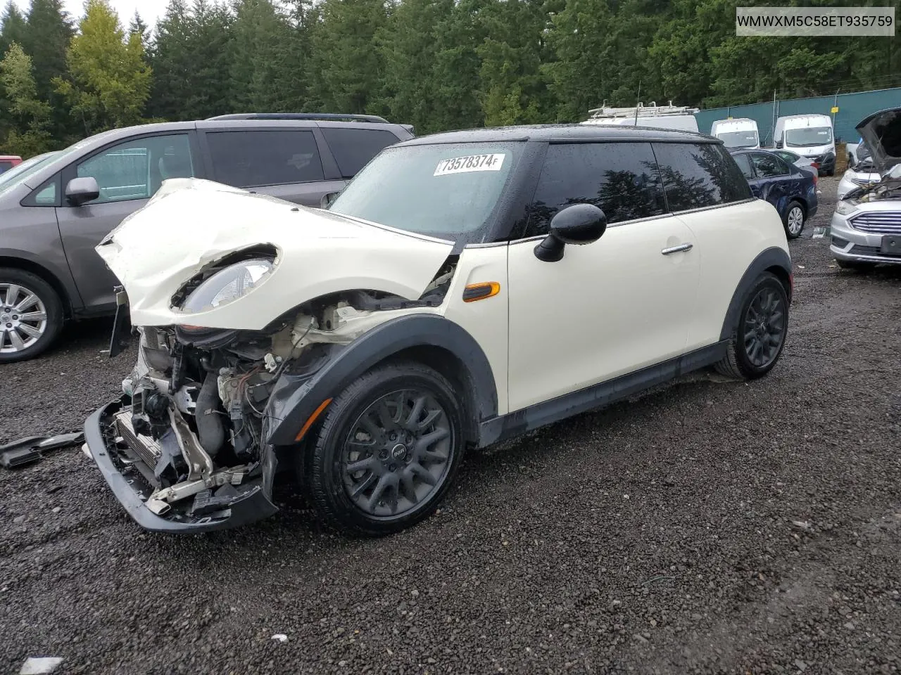 2014 Mini Cooper VIN: WMWXM5C58ET935759 Lot: 73578374