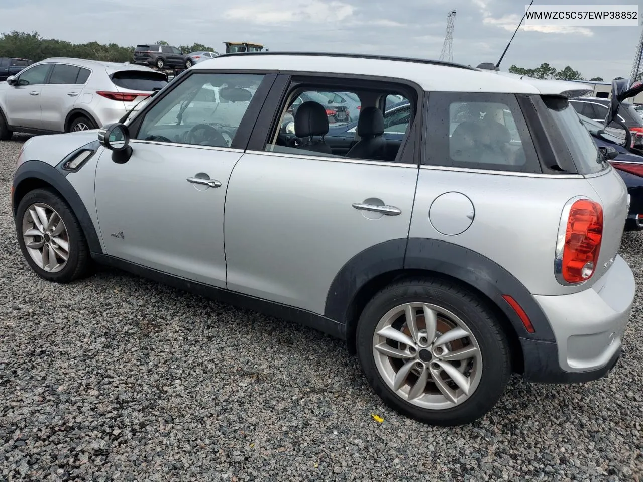 2014 Mini Cooper S Countryman VIN: WMWZC5C57EWP38852 Lot: 73787874