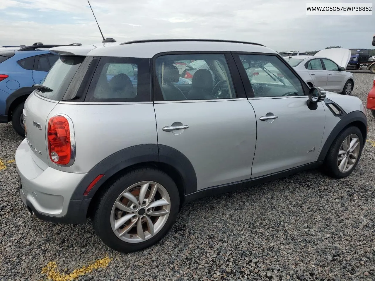 2014 Mini Cooper S Countryman VIN: WMWZC5C57EWP38852 Lot: 73787874