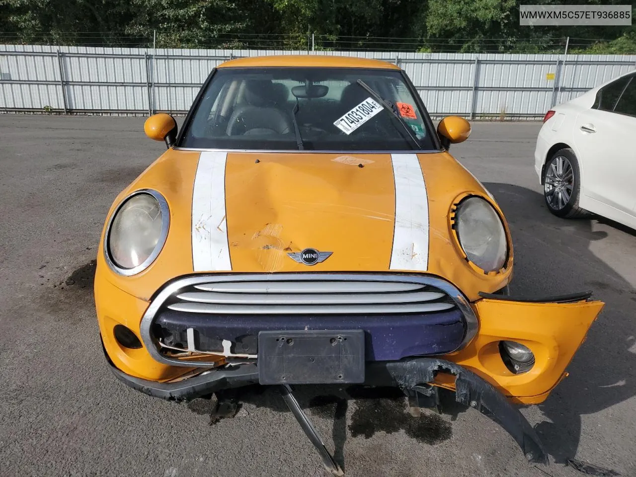 2014 Mini Cooper VIN: WMWXM5C57ET936885 Lot: 74031804