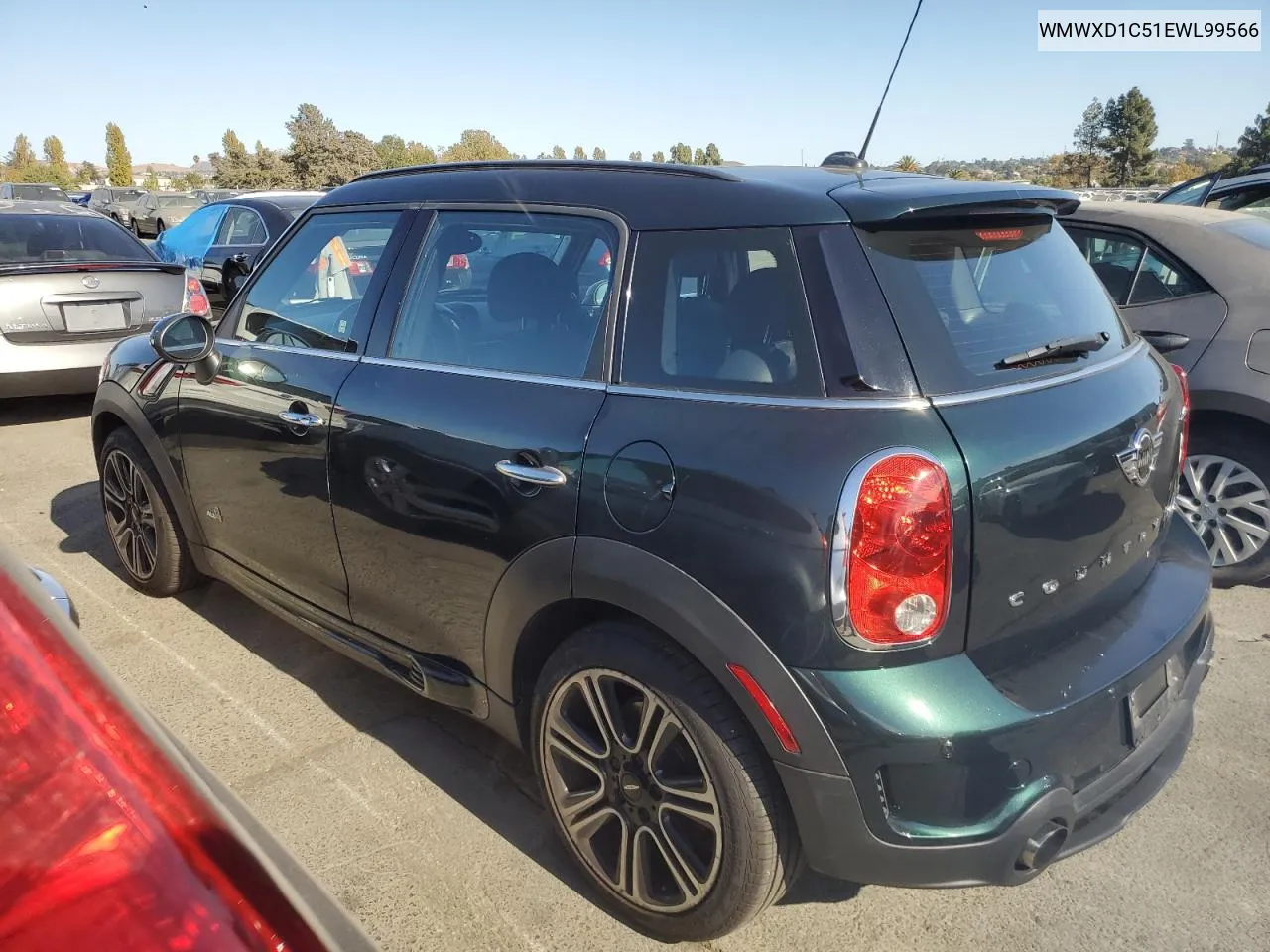 2014 Mini Cooper Countryman Jcw VIN: WMWXD1C51EWL99566 Lot: 74035914