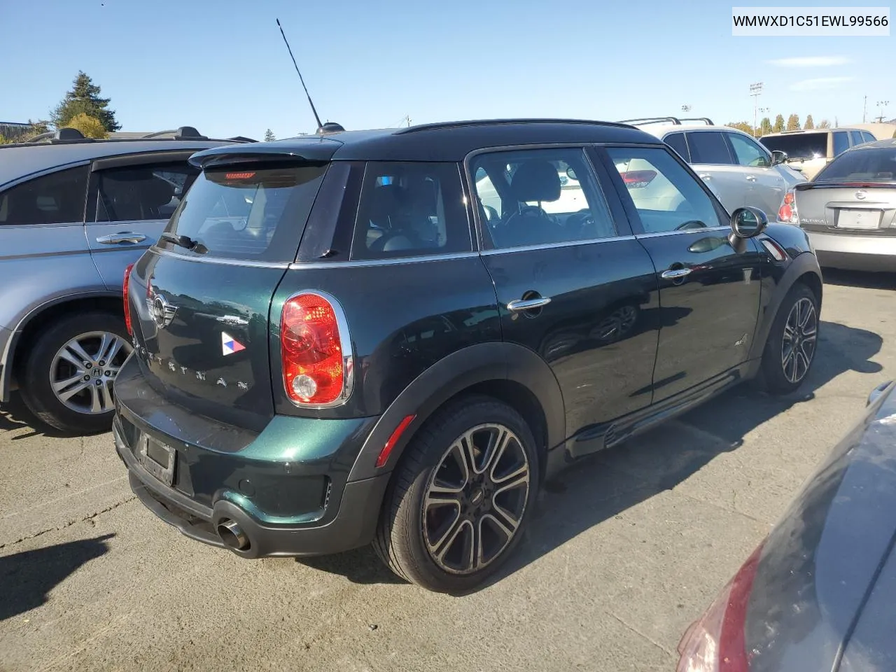 2014 Mini Cooper Countryman Jcw VIN: WMWXD1C51EWL99566 Lot: 74035914