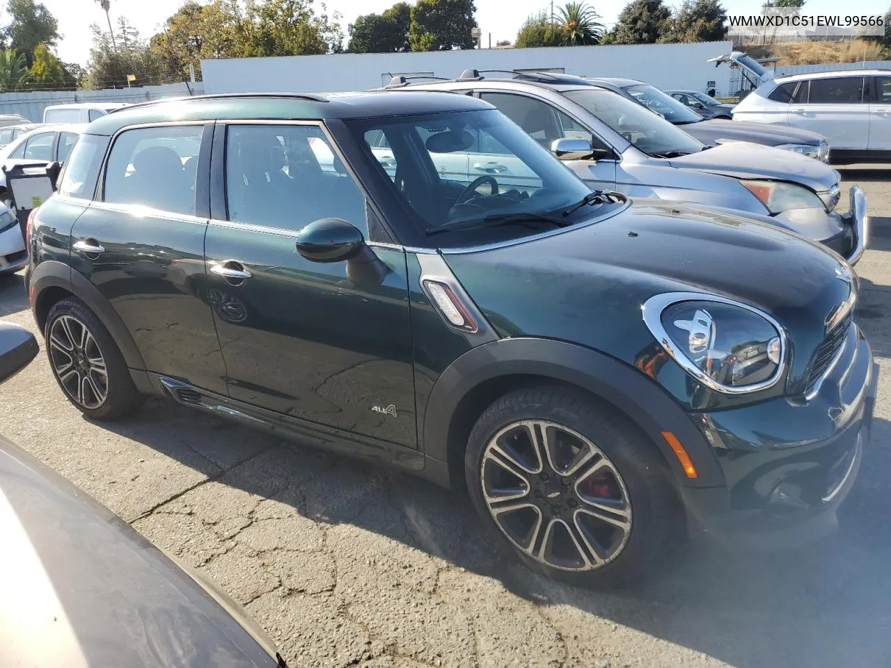 2014 Mini Cooper Countryman Jcw VIN: WMWXD1C51EWL99566 Lot: 74035914