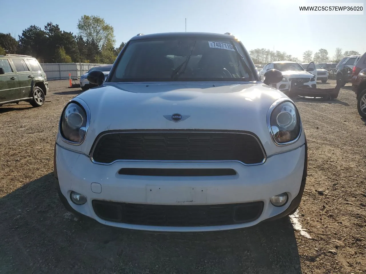 2014 Mini Cooper S Countryman VIN: WMWZC5C57EWP36020 Lot: 74071104