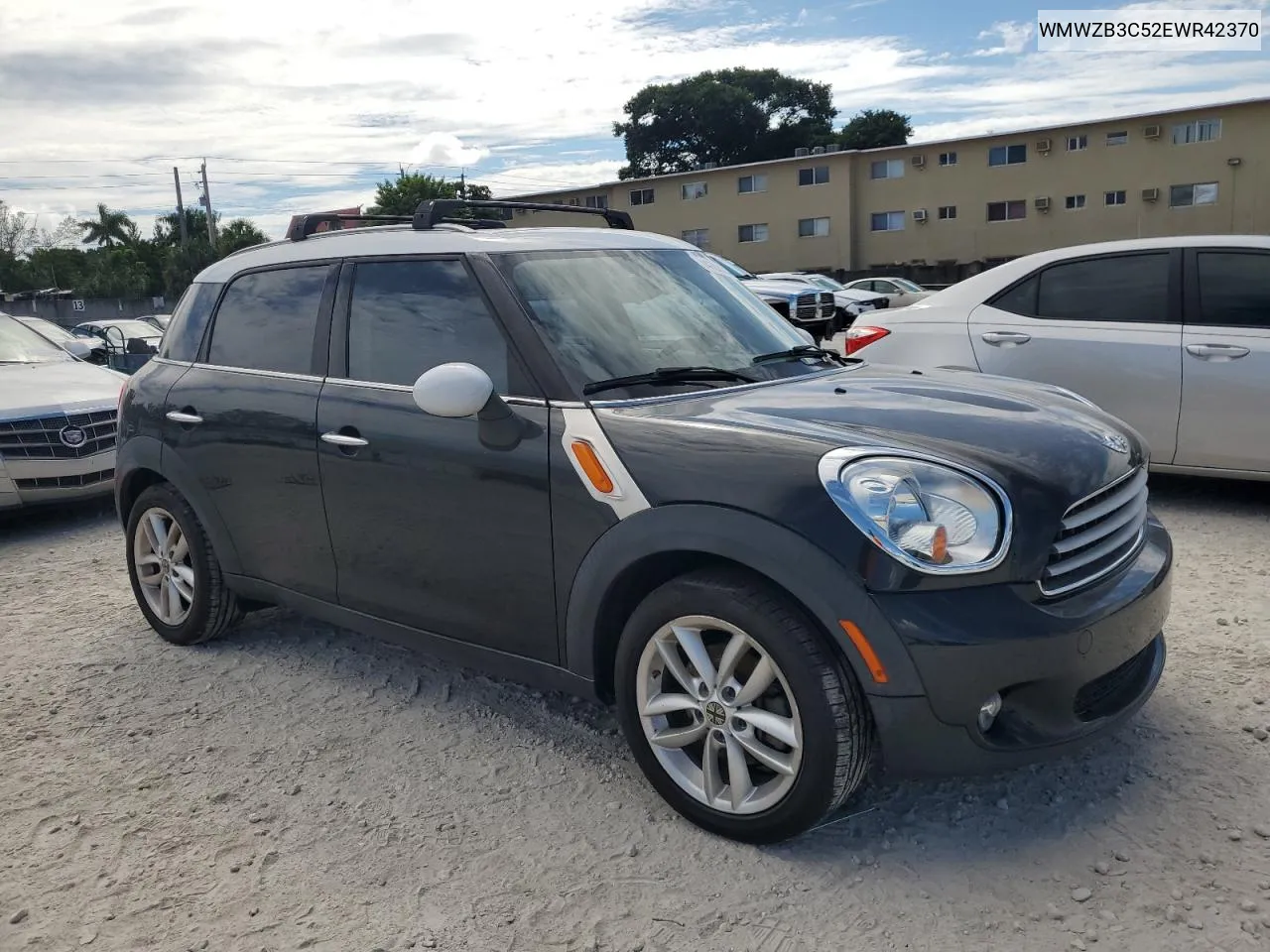 2014 Mini Cooper Countryman VIN: WMWZB3C52EWR42370 Lot: 74102204