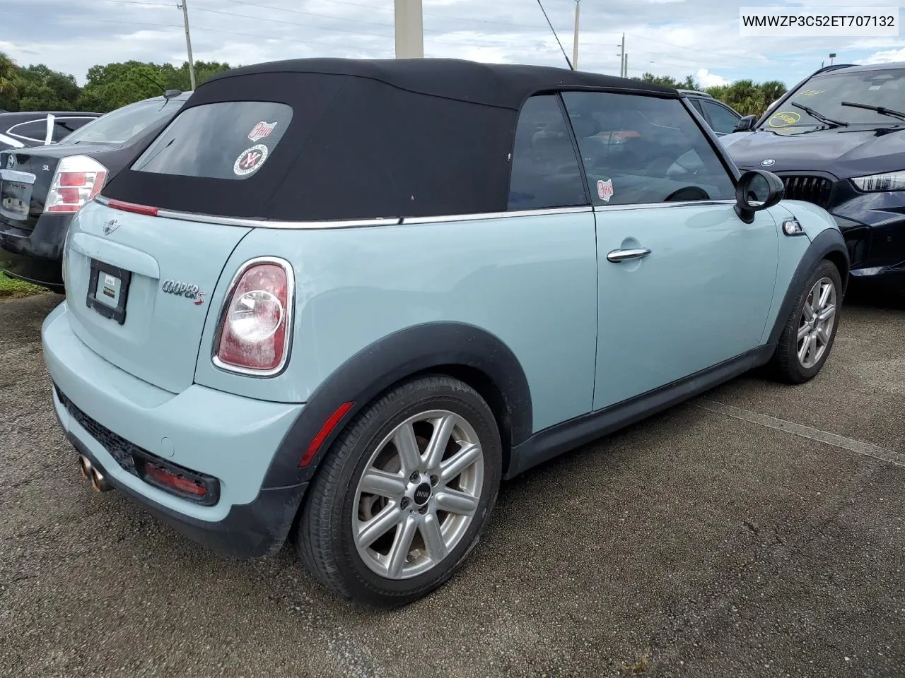 2014 Mini Cooper S VIN: WMWZP3C52ET707132 Lot: 74383834