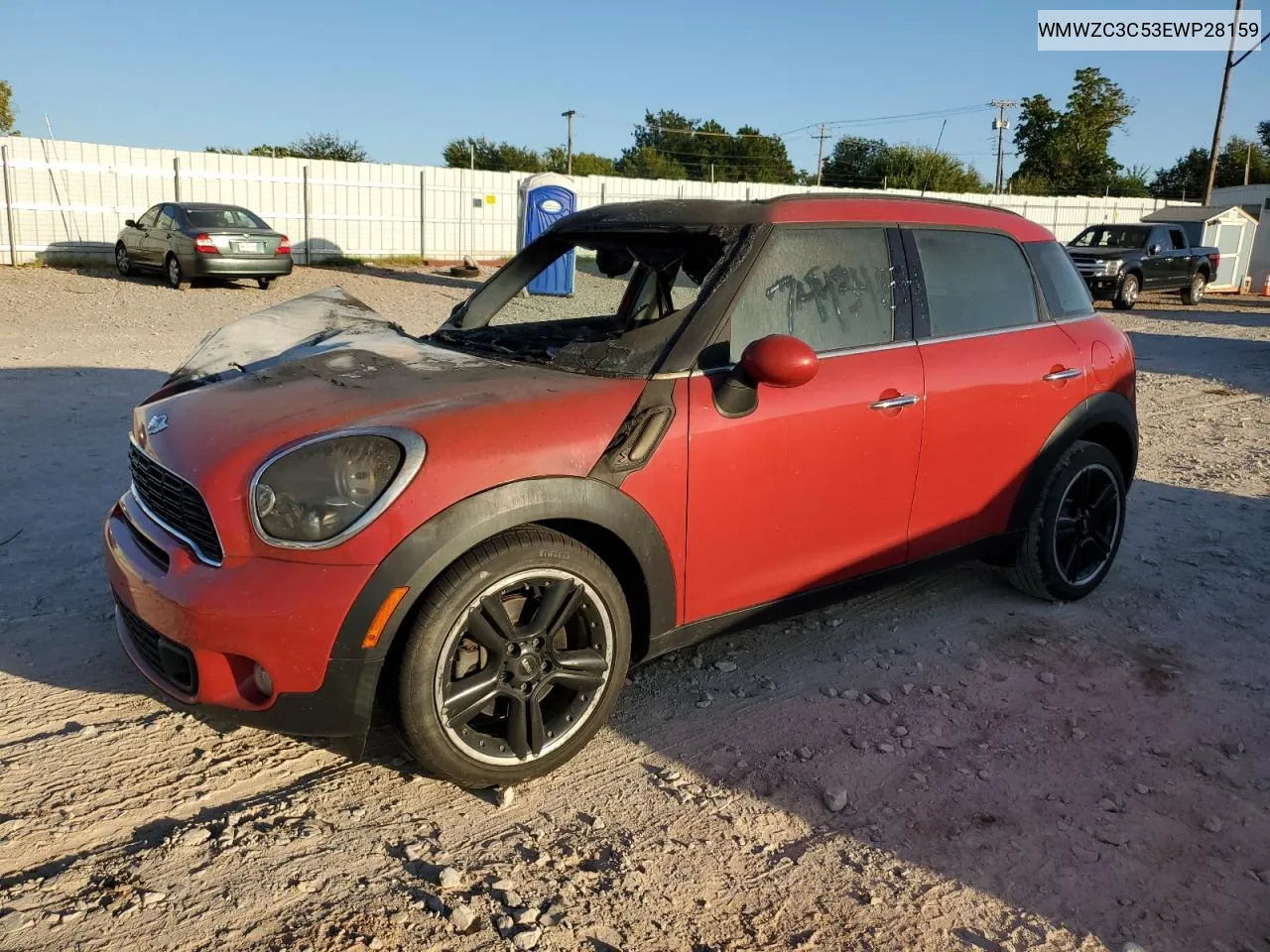 2014 Mini Cooper S Countryman VIN: WMWZC3C53EWP28159 Lot: 74434154