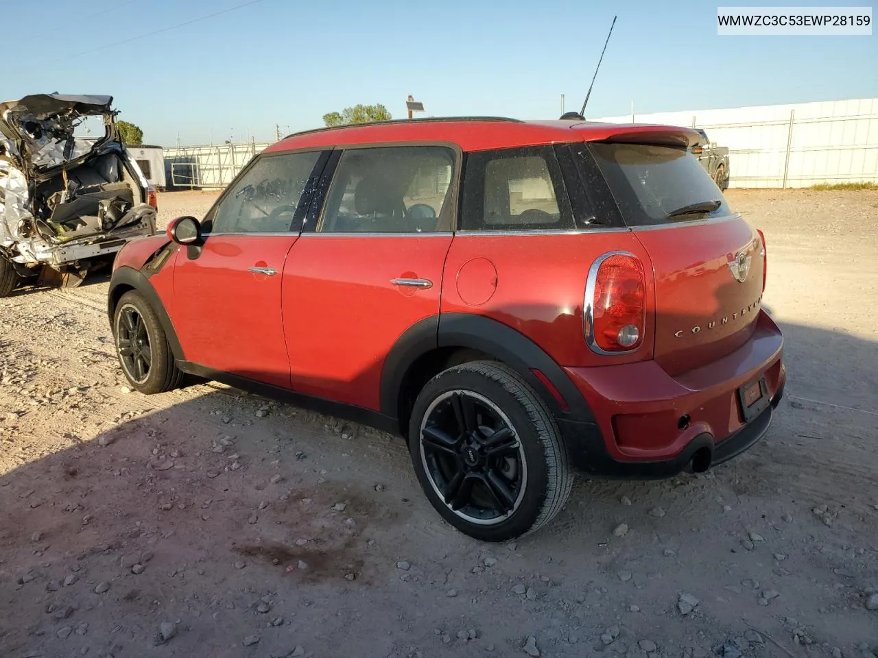 2014 Mini Cooper S Countryman VIN: WMWZC3C53EWP28159 Lot: 74434154