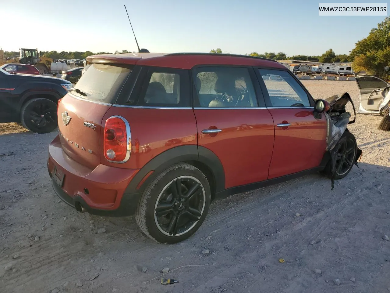 2014 Mini Cooper S Countryman VIN: WMWZC3C53EWP28159 Lot: 74434154