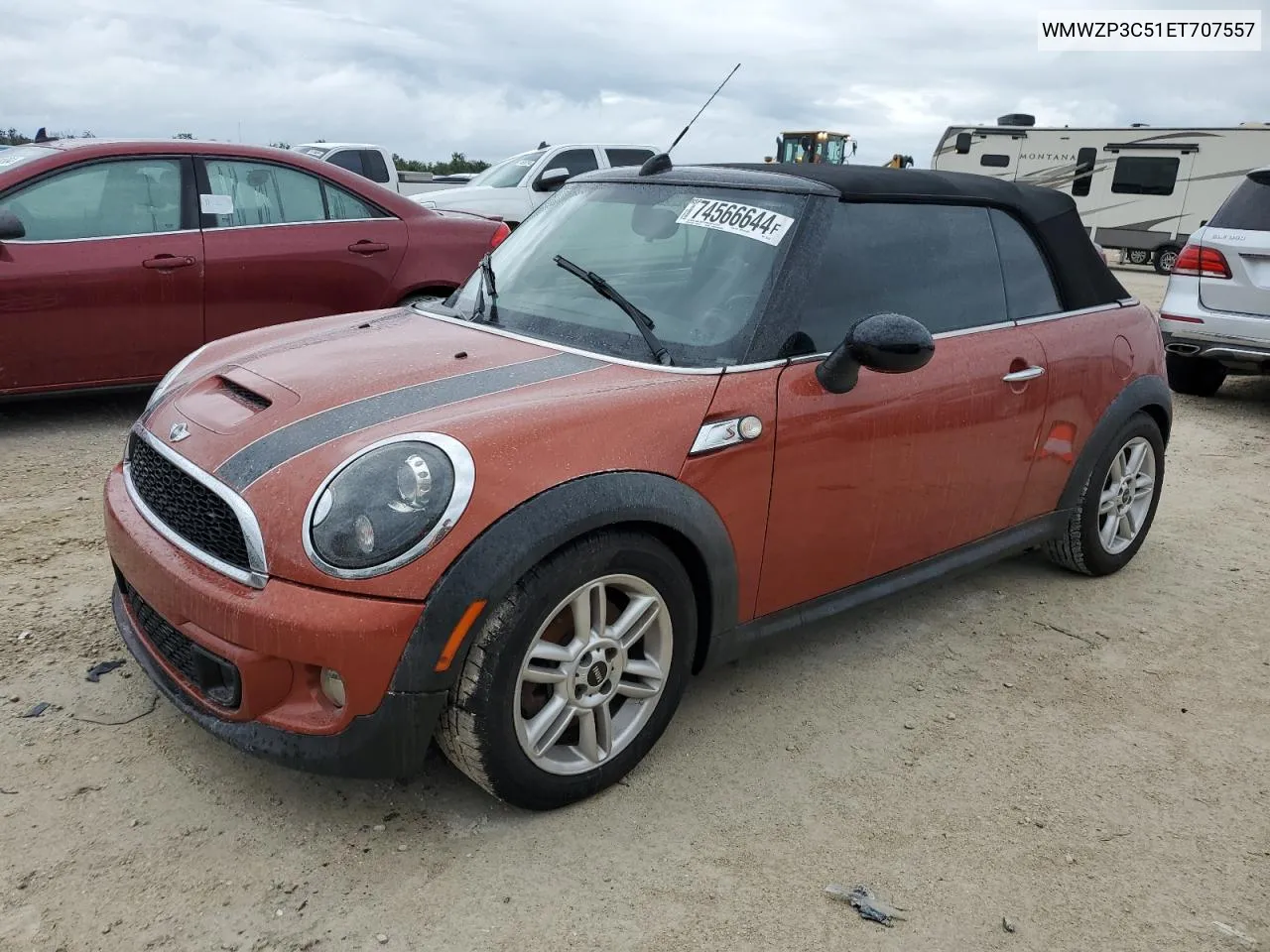 2014 Mini Cooper S VIN: WMWZP3C51ET707557 Lot: 74566644