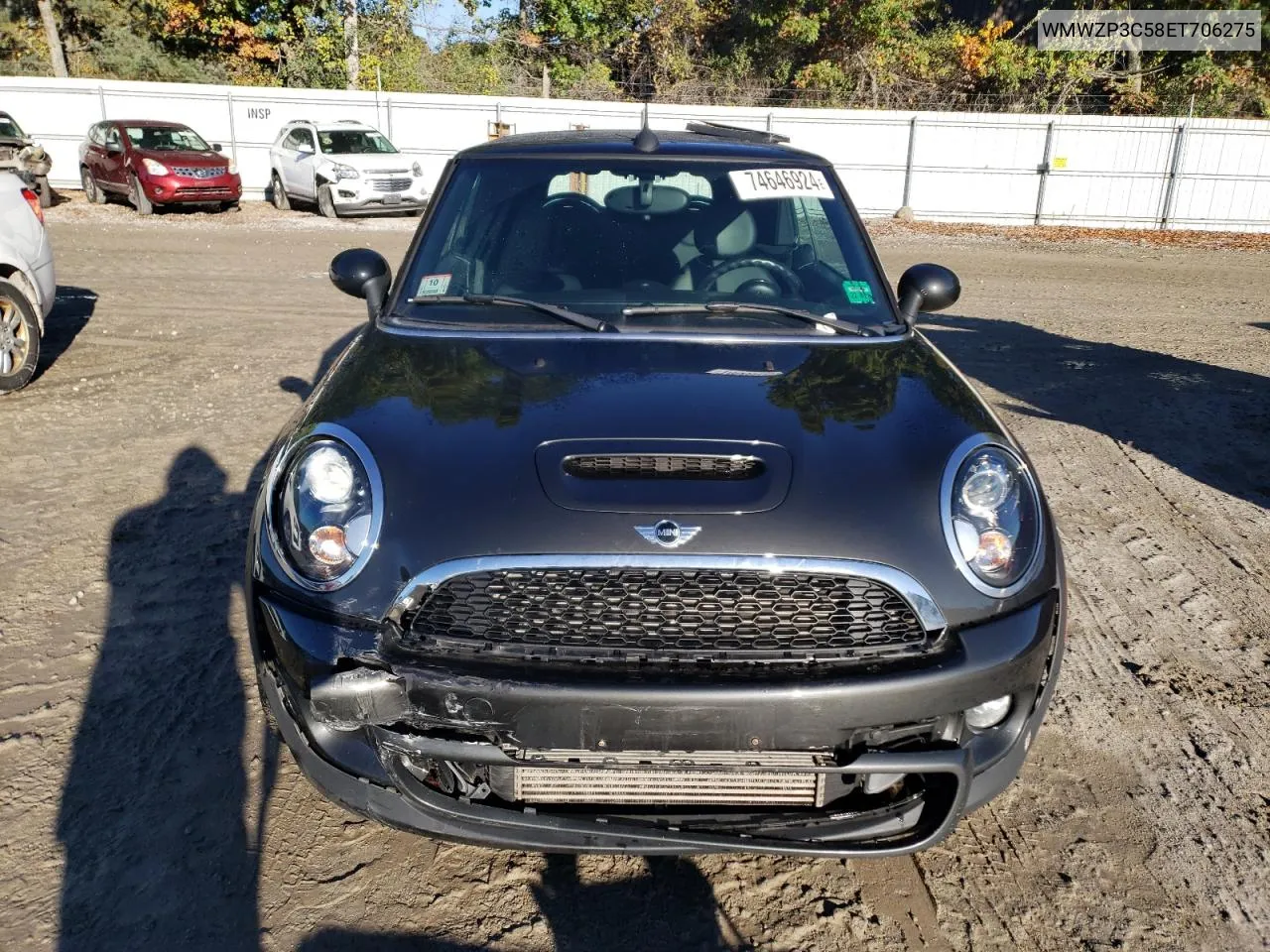 2014 Mini Cooper S VIN: WMWZP3C58ET706275 Lot: 74646924