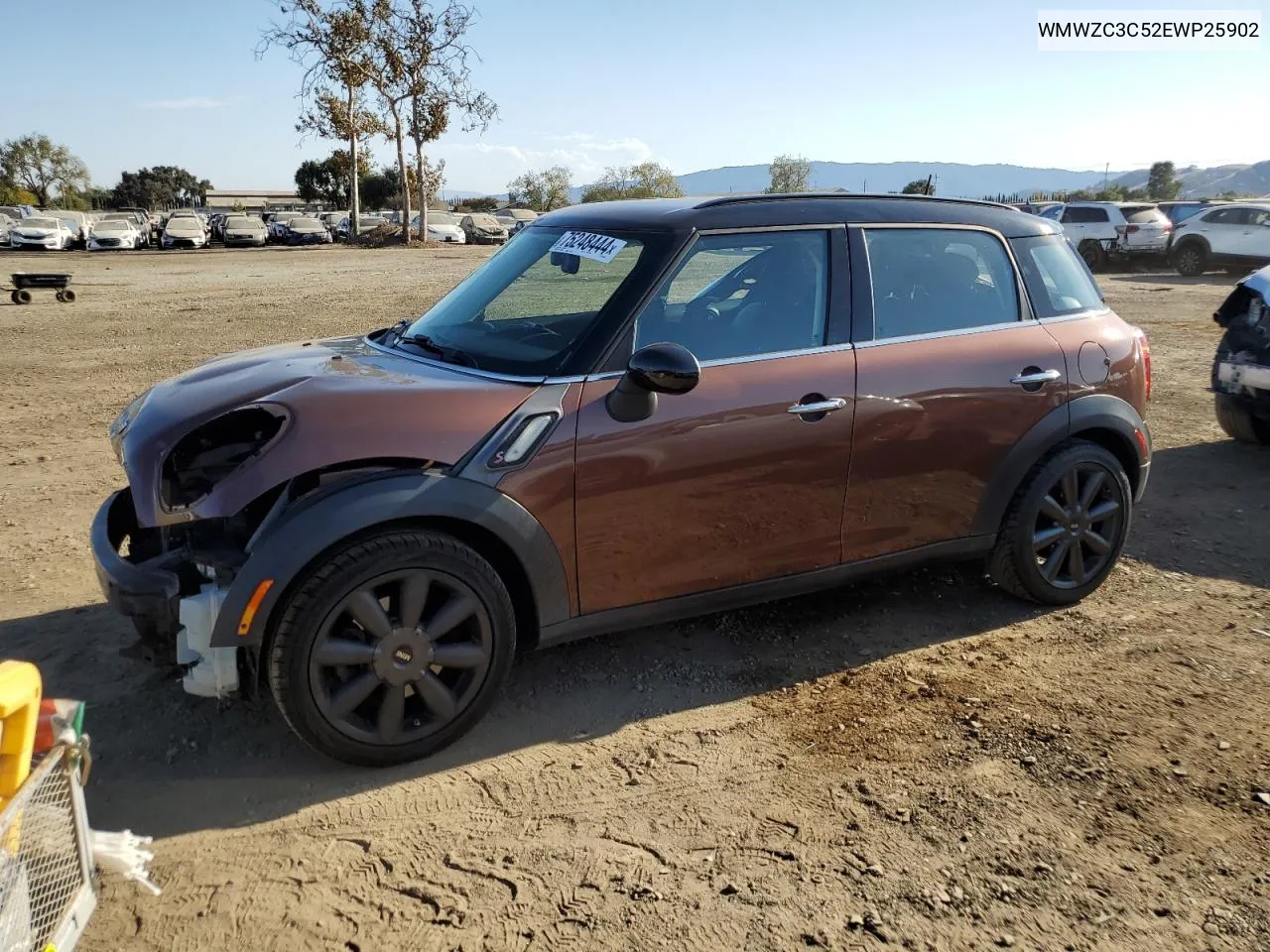 2014 Mini Cooper S Countryman VIN: WMWZC3C52EWP25902 Lot: 75248444