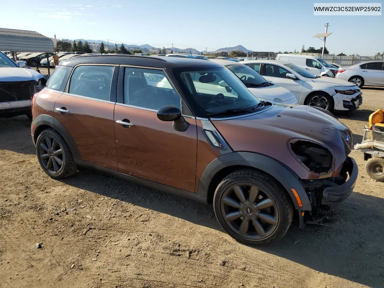 2014 Mini Cooper S Countryman VIN: WMWZC3C52EWP25902 Lot: 75248444