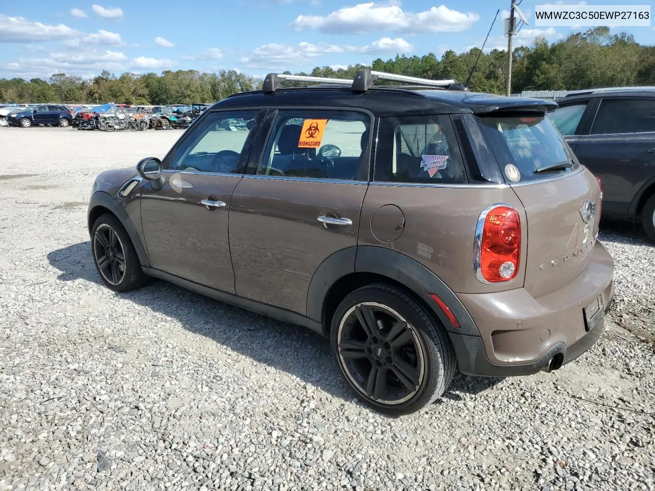 2014 Mini Cooper S Countryman VIN: WMWZC3C50EWP27163 Lot: 75409724