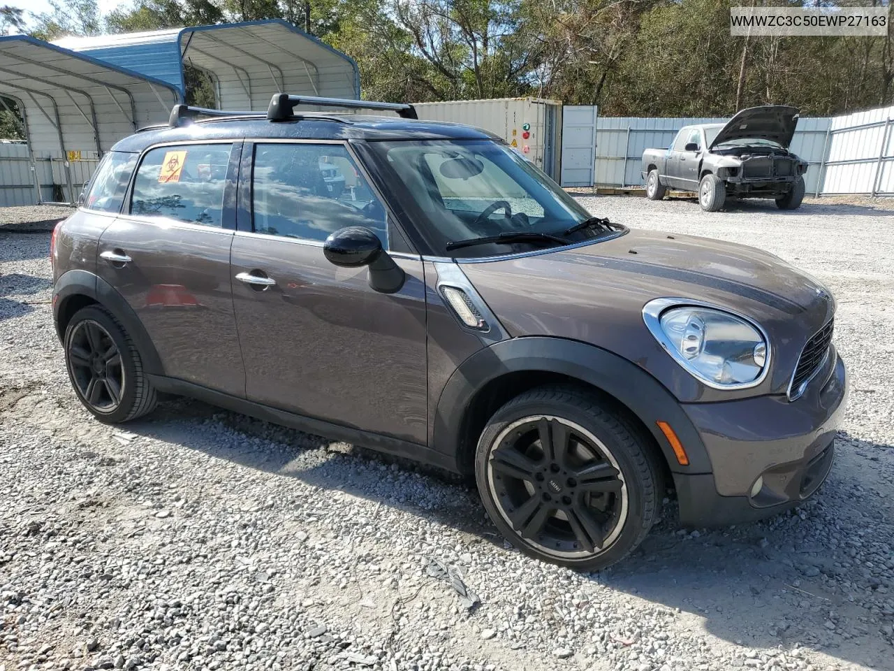 2014 Mini Cooper S Countryman VIN: WMWZC3C50EWP27163 Lot: 75409724