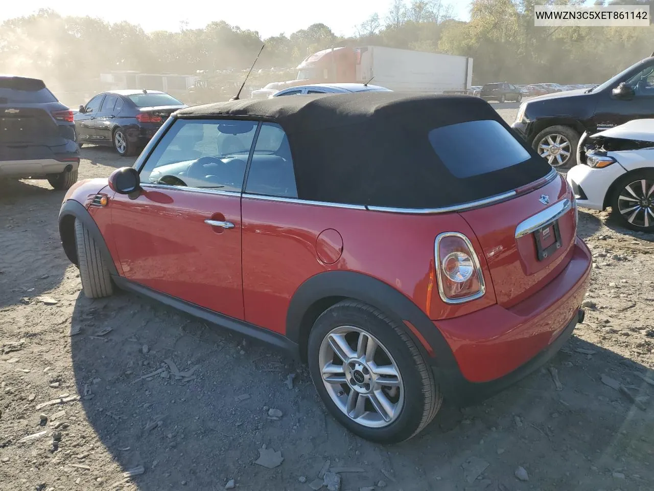 2014 Mini Cooper VIN: WMWZN3C5XET861142 Lot: 75665764