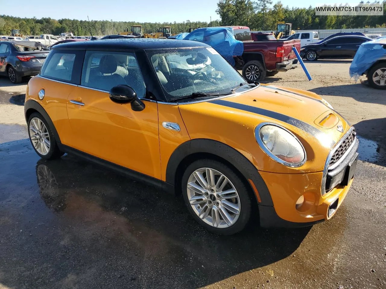 2014 Mini Cooper S VIN: WMWXM7C51ET969473 Lot: 75697804