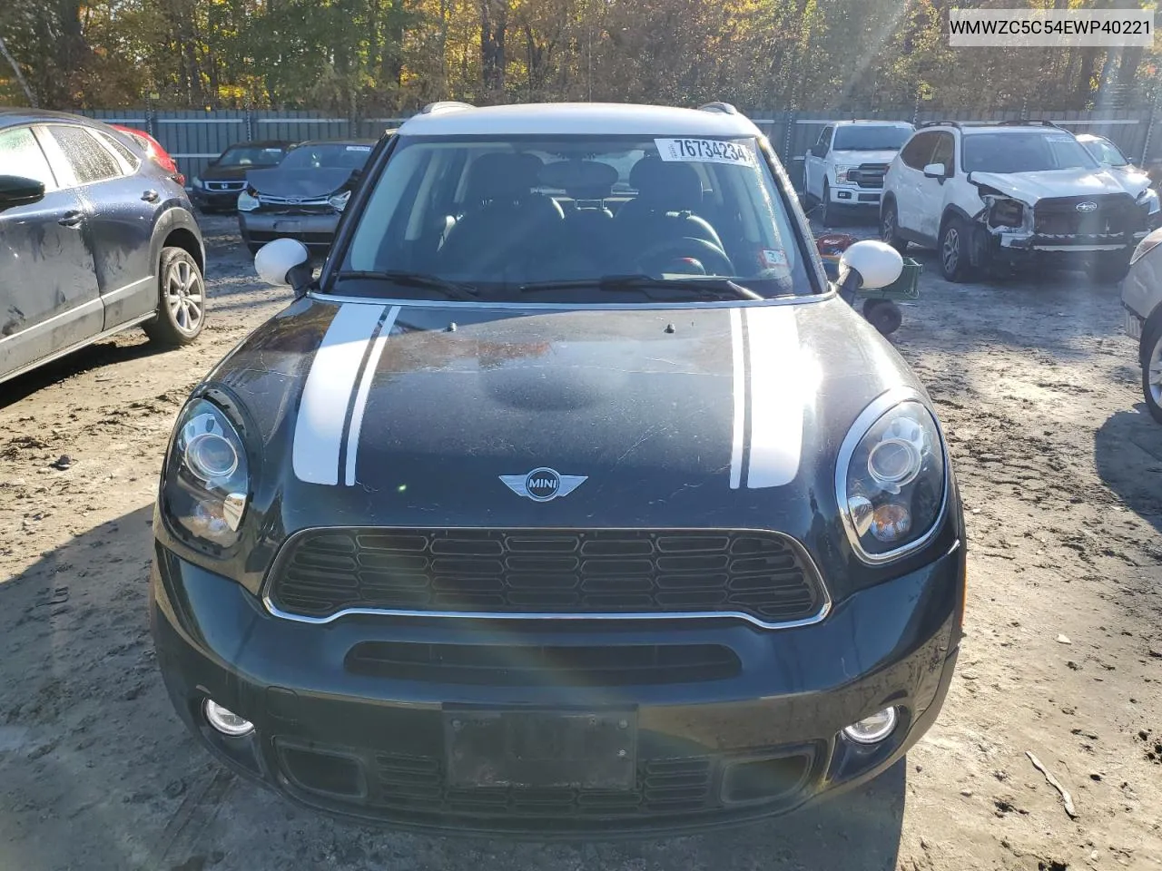 2014 Mini Cooper S Countryman VIN: WMWZC5C54EWP40221 Lot: 76734234