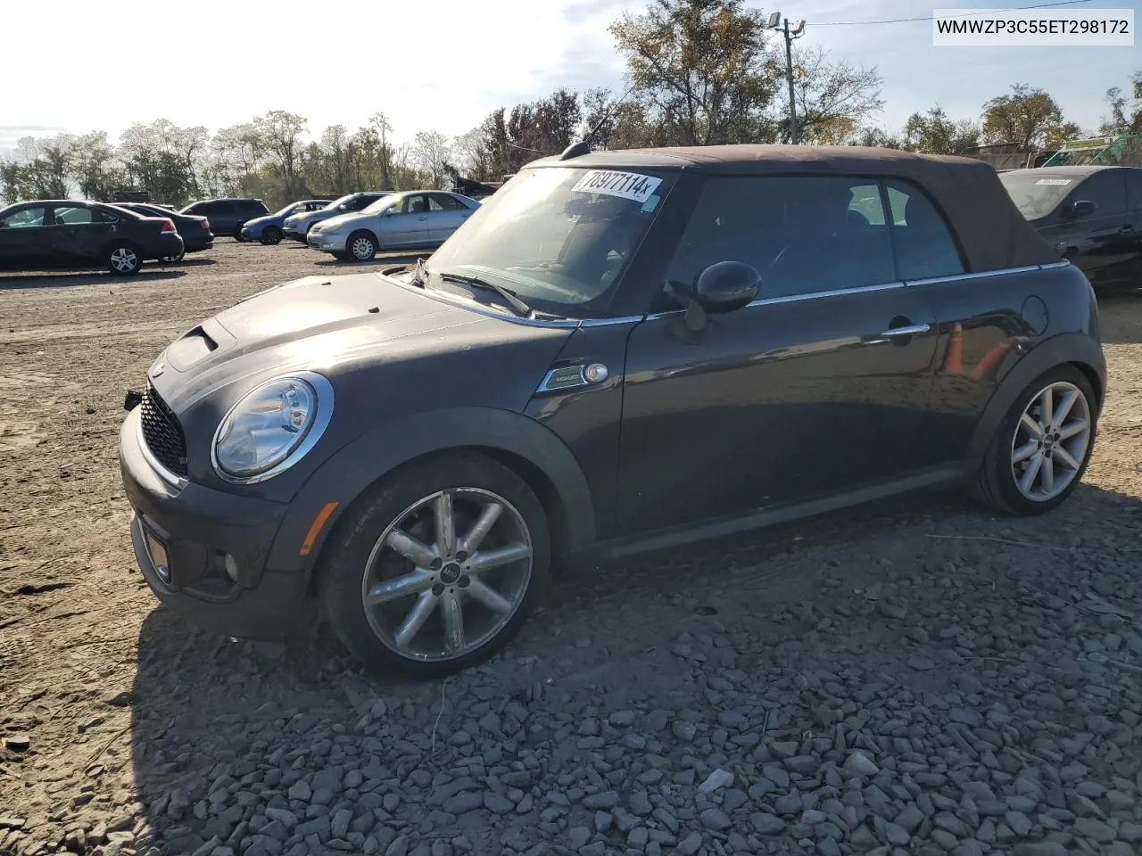 2014 Mini Cooper S VIN: WMWZP3C55ET298172 Lot: 76977114