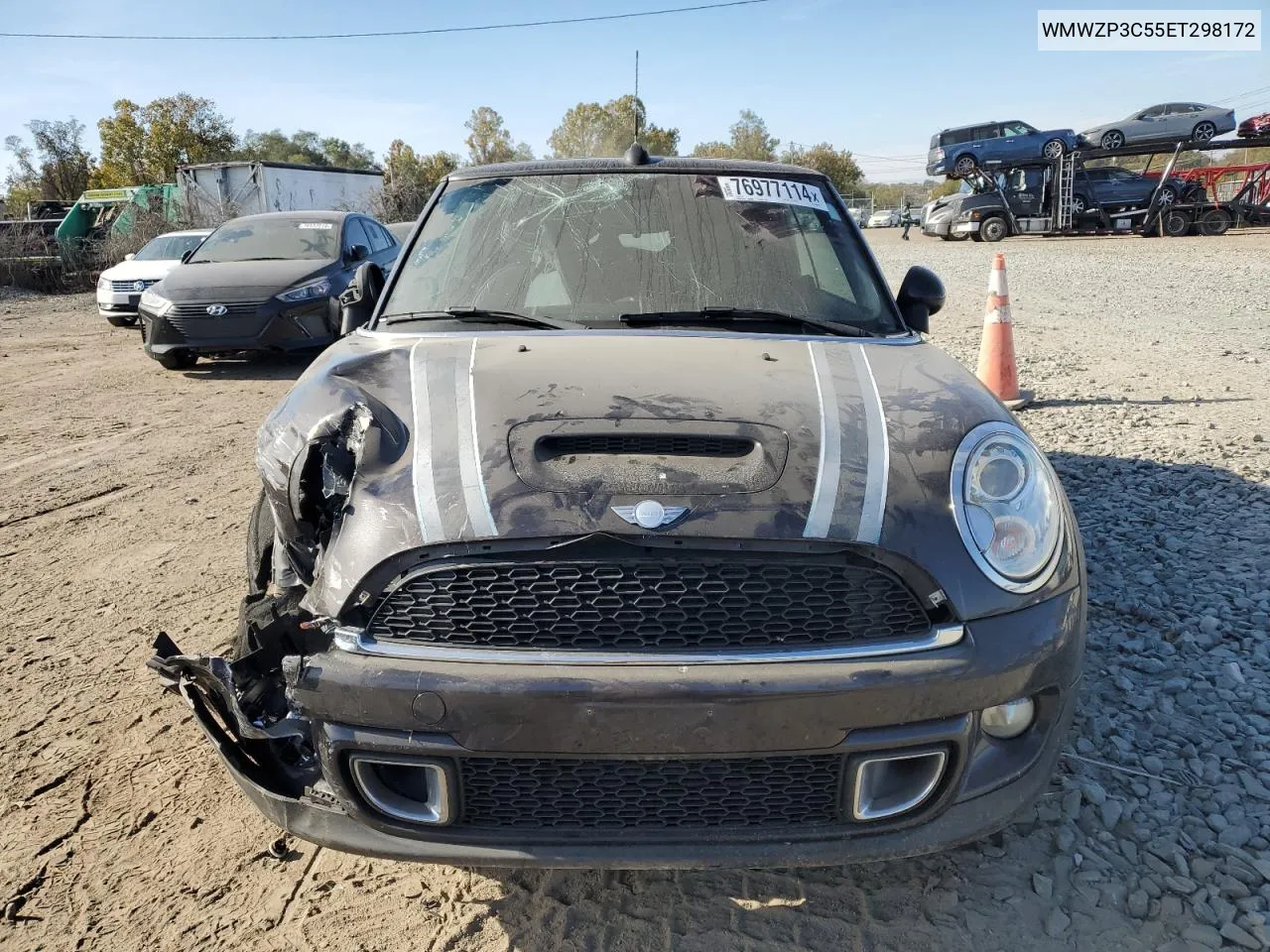 2014 Mini Cooper S VIN: WMWZP3C55ET298172 Lot: 76977114