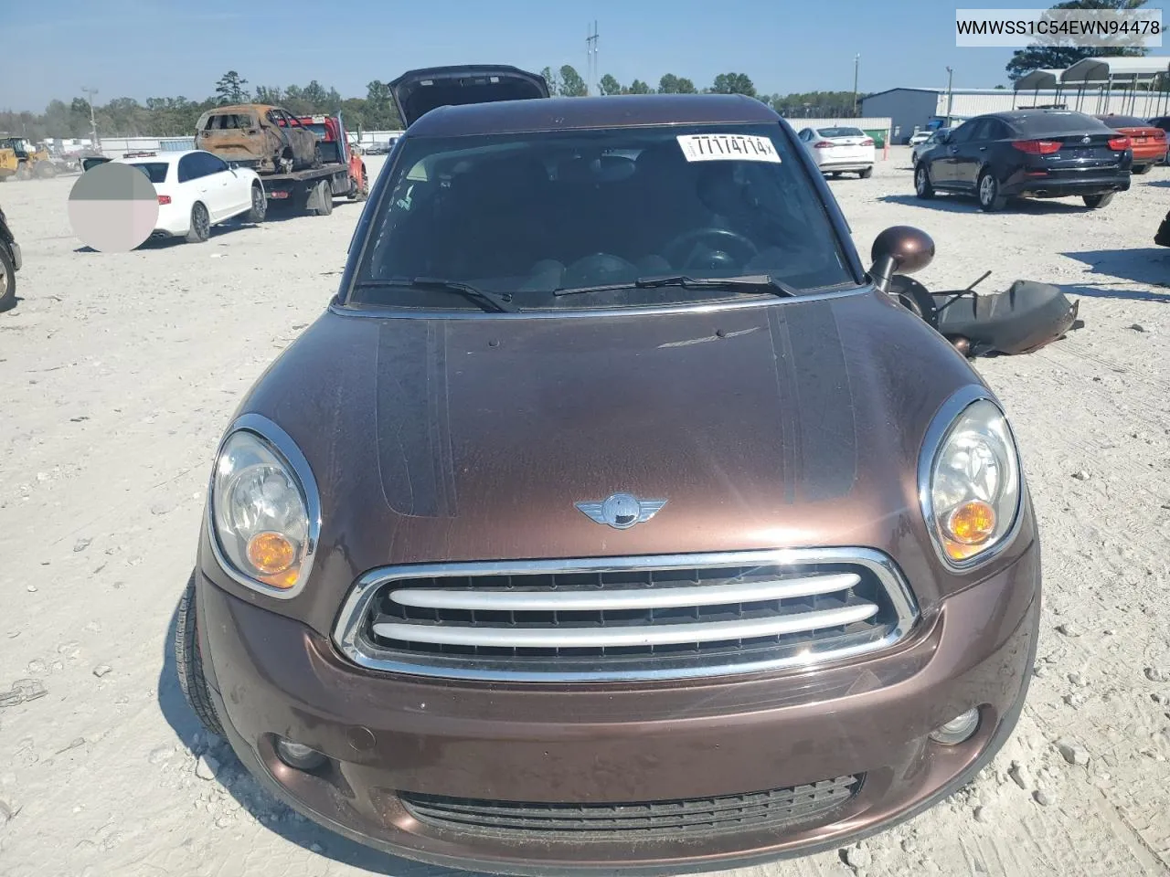 2014 Mini Cooper Paceman VIN: WMWSS1C54EWN94478 Lot: 77174714