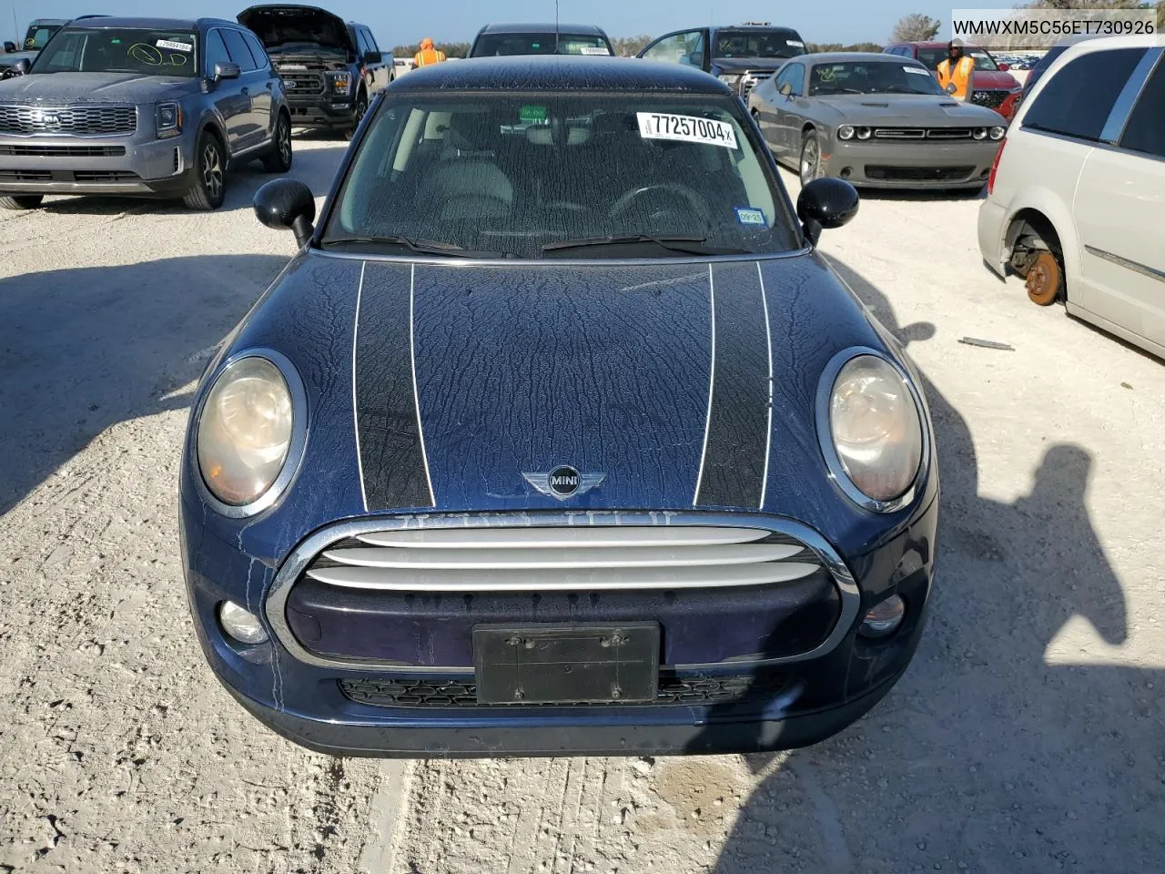 2014 Mini Cooper VIN: WMWXM5C56ET730926 Lot: 77257004