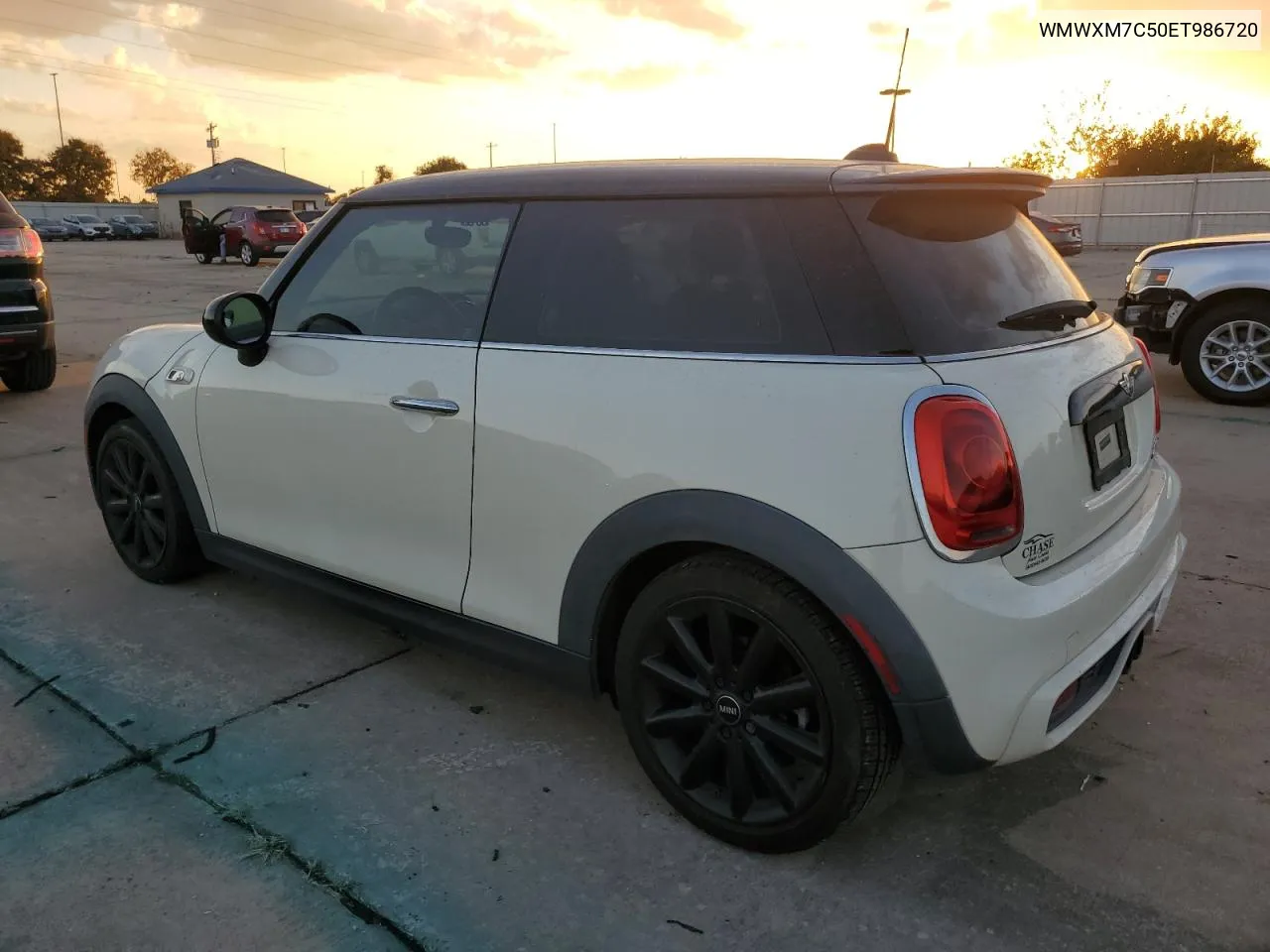 2014 Mini Cooper S VIN: WMWXM7C50ET986720 Lot: 77442764