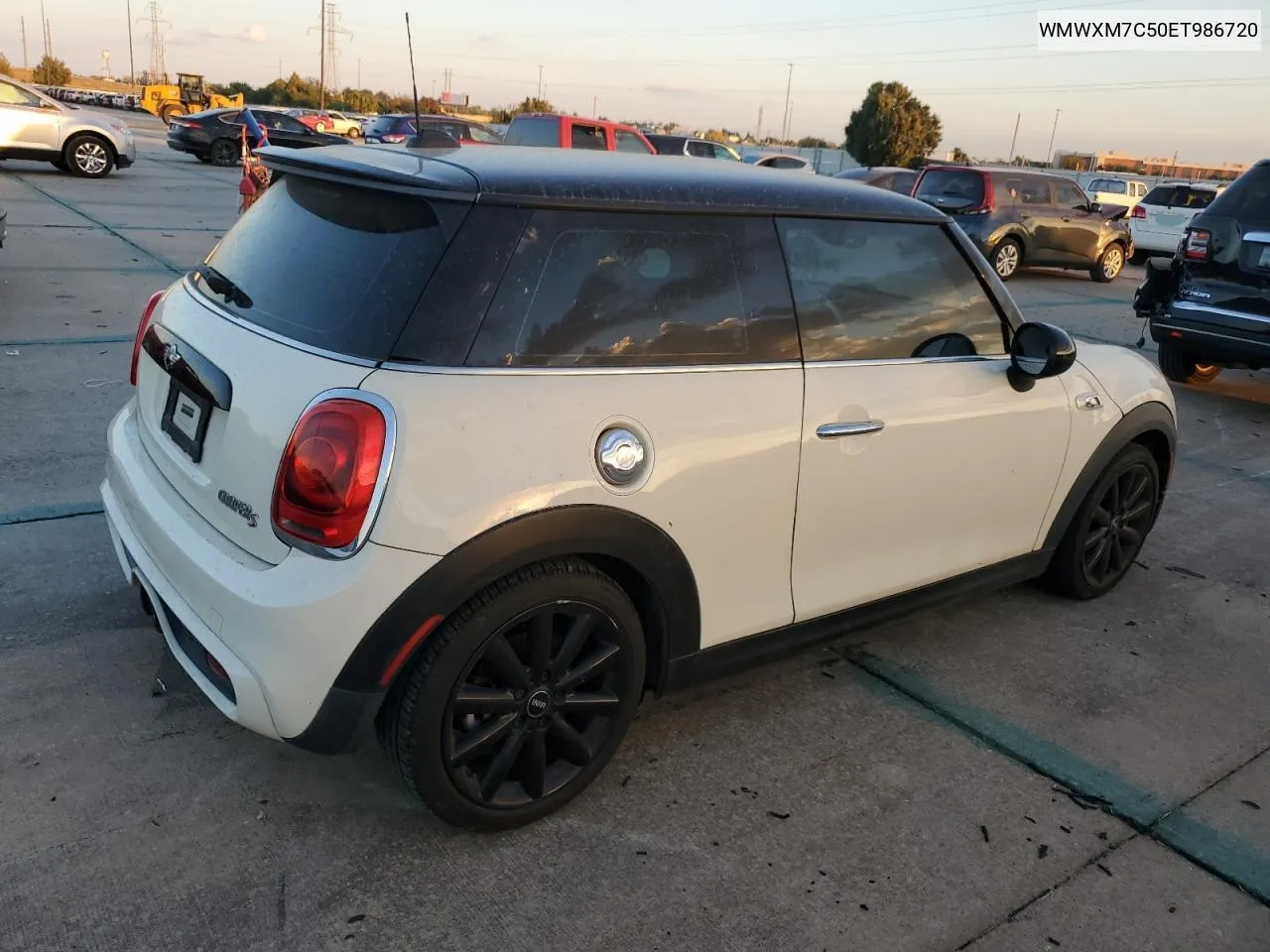 2014 Mini Cooper S VIN: WMWXM7C50ET986720 Lot: 77442764