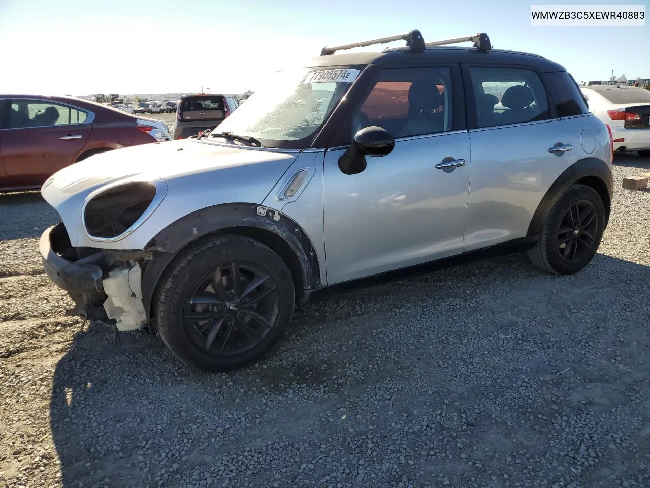 2014 Mini Cooper Countryman VIN: WMWZB3C5XEWR40883 Lot: 77908574