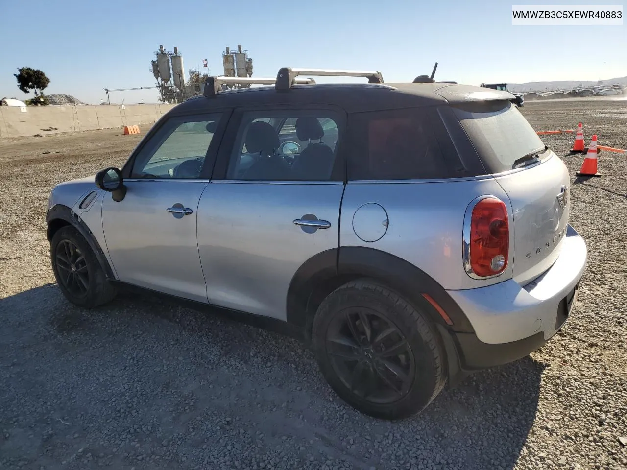 2014 Mini Cooper Countryman VIN: WMWZB3C5XEWR40883 Lot: 77908574