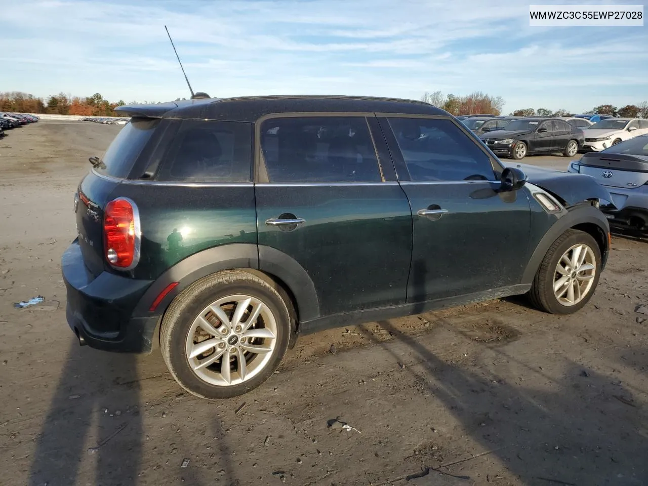 2014 Mini Cooper S Countryman VIN: WMWZC3C55EWP27028 Lot: 78935464