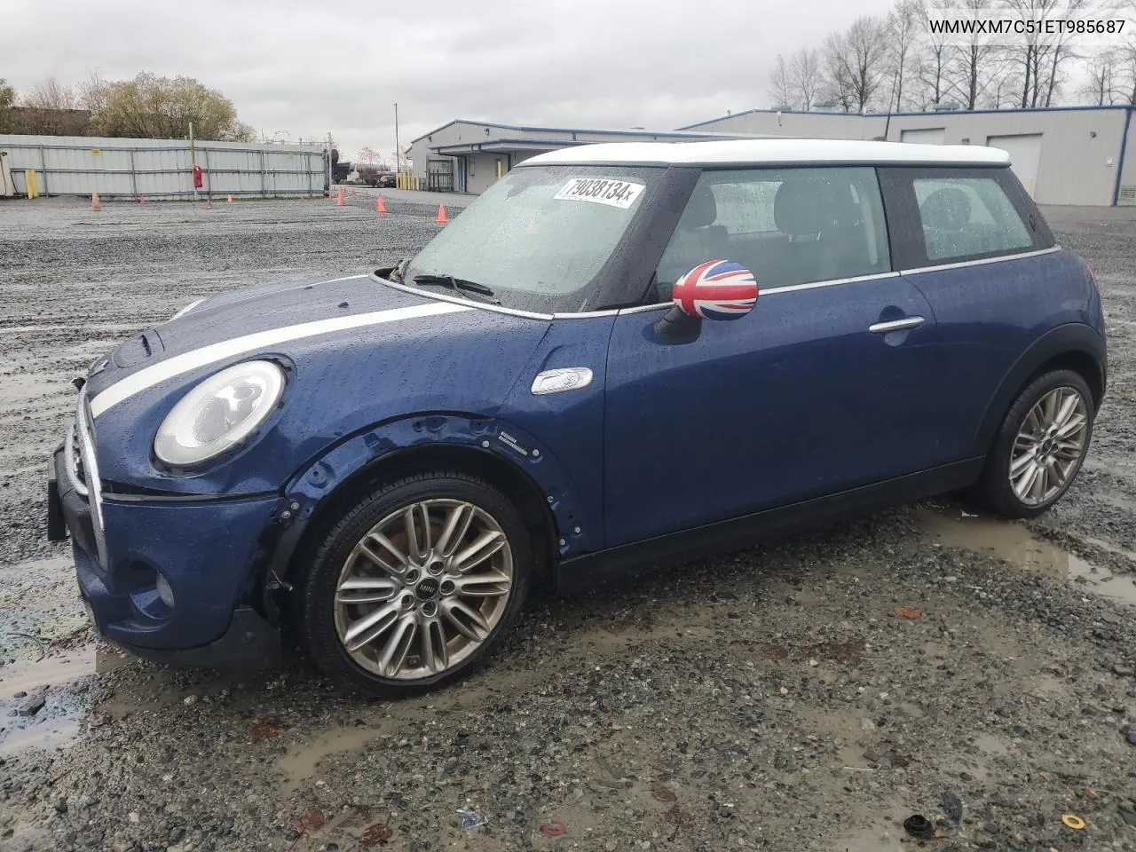 2014 Mini Cooper S VIN: WMWXM7C51ET985687 Lot: 79038134