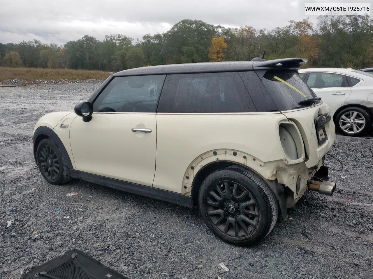 2014 Mini Cooper S VIN: WMWXM7C51ET925716 Lot: 80688944